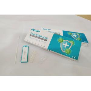 Single Pack Covid-19 2019-NCoV Antigen Rapid Test Cassette POCT Nasal Swab Collection