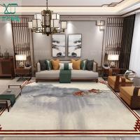 China Wool Abstract Ink Living Room Floor Carpets Chinese Style on sale