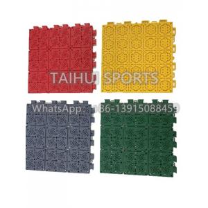Indoor / Outdoor Basketball Court Tiles , PP Interlocking Sports Flooring Tiles