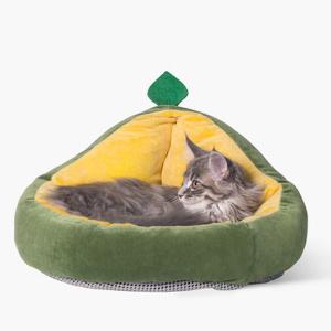 Calming Pet Nest Pet Felt Fabric Avocado Shape 1000x500x8mm to Keep Warm