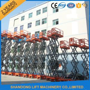 High Rise Telescopic Work Platform for Elevated Aerial Working 3.2km/h Travel Speed