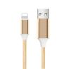 China 3A Salida Cable USB electro luminiscente Ver que brilla Siente el flujo trenzado con TPE y aleación de aluminio wholesale