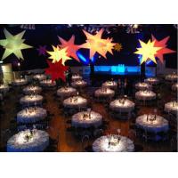 China Beautiful Led Inflatable Star Oxford Cloth Lucky Star For Stage Lighting on sale