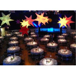 China Beautiful Led Inflatable Star Oxford Cloth Lucky Star For Stage Lighting supplier