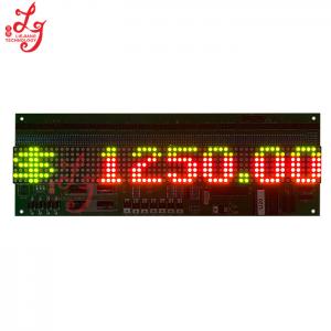 China LED Progressive Display Jackpot display for POG Pot O Gold Fox340 For Sale supplier