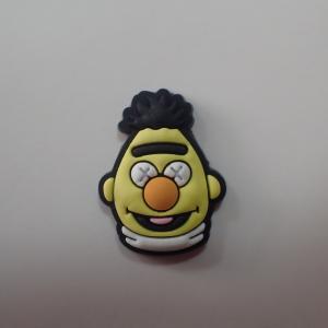Cartoon Character Silicone Rubber Patch Fashion Design Relief Logo PVC Badge