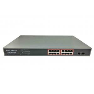 China POE-S0216GB (16GE+2GE SFP) 16 Port Gigabit IEEE802.3af/at PoE Switch 350W Built-in Power Supply (Newly Developed) supplier