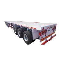 China SDHIM Interlink Flat Deck Semi Trailer 20Foot And 40Foot on sale