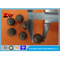 China Good wear - resistant and lower wear rate hot rolling steel balls , ball mill media on sale