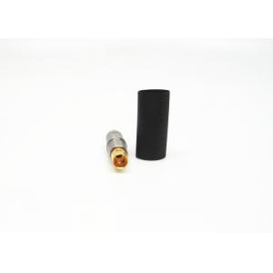 China Mini Straight SMPM RF Connector With Heat Shrink Tubing Female Socket supplier