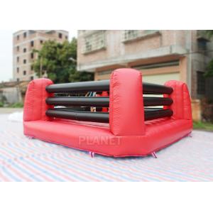 China Kids And Adults Inflatable Sports Games Boxing Ring 5 X 5 X 1.5 M Height supplier