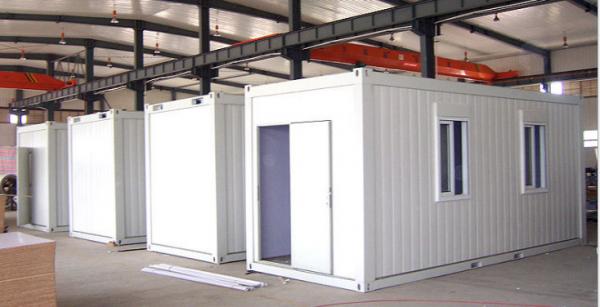 Galvanized Flat Pack Container House Prefab Steel House With Fiber Cement Board