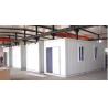 Galvanized Flat Pack Container House Prefab Steel House With Fiber Cement Board