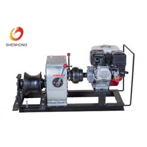 3 Ton Petrol Gas Engine Powered Winch 1 Year Warranty For Power Construction