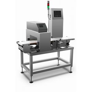 China High speed combined metal detection and check weigher machine for metal detection and weight sorting process supplier
