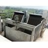 SS Rotary Mechanical Bar Screen in wastewater treatment , Grille for water solid
