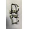 Furniture Double Pipe Clamp 304 Stainless Steel Double U-Bolt with Screw and Washer U-Clamp M6 M8 BLACK Finish DIN Standard