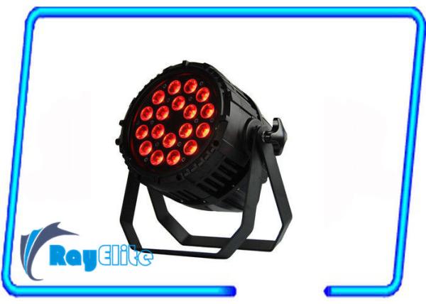 La luz llevada control del par de RGBWA 5in1 USITT DMX, alto par llevado rgb de la frecuencia de actualización puede