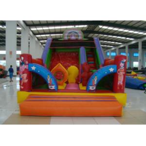 China Happy Backyard Inflatable Water Slid 7 X 4 X 5m , Huge Inflatable Water Slide Safe Nontoxic supplier