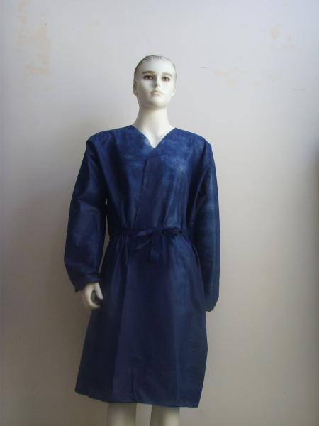 Lint - Free Disposable Spa Gowns / Kimono , Disposable Kimono Robe Light Weight