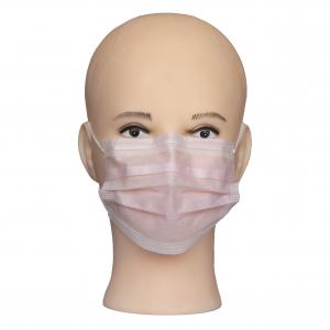 High Filtration Medical Disposable Protective Face Mask 3 Layers Skin Friendly