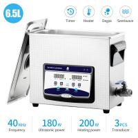China 6.5L Digital Timer Benchtop Ultrasonic Cleaner  Machine for Printer Head Kitchen Tools Cleaning on sale