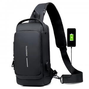 Custom Unisex Smart Lightweight Crossbody Chest Bag Waterproof Cross Bum Fanny Pack Anti Theft