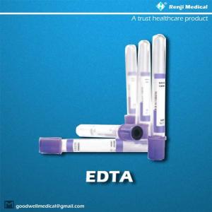 Disposable EDTA Blood Collection Tube CE/ISO13485 Certification