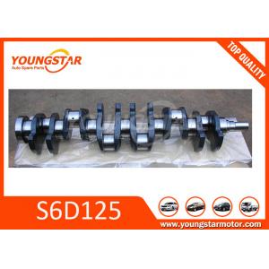 Forged Steel vehicle crankshaft For KOMATSU S6D125  6151-31-1110