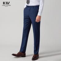 China Stylish and Comfortable Men's Wool Polyester Golf Trousers Slim Fit for Casual Wear on sale