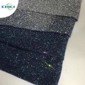 China High Brightness Glitter Wall Fabric , Textured Glitter Wallpaper For Household Room wholesale