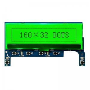 160X32 DOT Matrix LCD Panel Aip31020 IC Car Parallel Graphic LCD Module