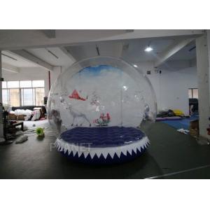 China Ornament Inflatable Snow Globe Tent For Holiday 3 Years Warranty supplier