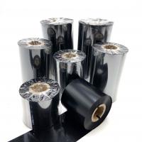 China Barway Thermal Transfer Ribbon 110mm X 300m Black Zebra Wax Resin Ribbon on sale