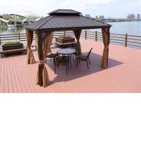 China Metal Steel Roof Frame Aluminum Gazebo   Outdoor Hardtop Gazebo   Garden Gazebo on sale