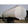 China 25 to 60 CBM Fuel Tank Truck Trailer Aluminum Alloy Stainless Steel Optional wholesale