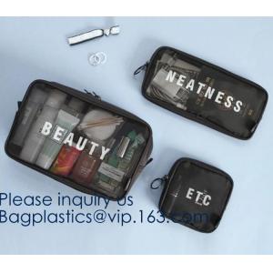 China Packing Cubes Travel Luggage Organizers with Toiletry Cosmetic Makeup Bag & Shoe Bag,organizer bag, Travel Makeup Pouch supplier