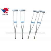 China Anti Slip Medical Walking Crutches , Aluminum Alloy Adjustable Walking Cane on sale