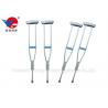 Anti Slip Medical Walking Crutches , Aluminum Alloy Adjustable Walking Cane