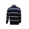 China Spring / Autumn Mens Polo Sweatshirts , Mens Full Sleeve Polo T Shirts With Rib Cuffs wholesale