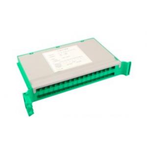 China 1 X 32 Fiber PLC Splitter 32 Port Fiber Optic Splice Tray With Adapters supplier