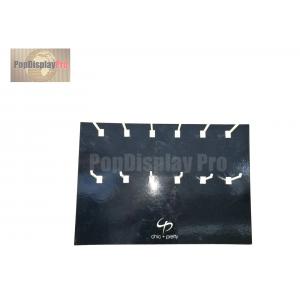 China Shelf Ready Custom Cardboard Counter Displays 12 Hooks For Personal Care Nail Art System supplier