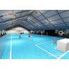 Self - cleaning 10m Height Aluminum Sport Event Tents For Temporary Mobile