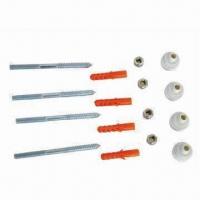 Basin screw set, used to fasten metal part to wood surface