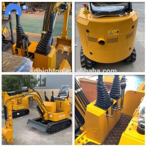 China 0.8Ton 1 Ton Mini Excavators Ripper Micro Excavator For Garden supplier
