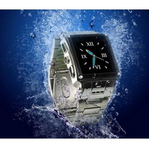 China Stainless Steel Waterproof Wrist watch cell phone  W818 supplier