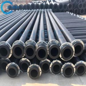 Large Diameter Yellow UHMWPE Pipe UV Stabilized For Mining