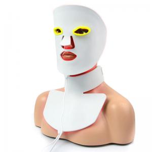 Pdt Face Neck Red Led Light Therapy Mask Silicone Skin Care 7 Colors 630nm