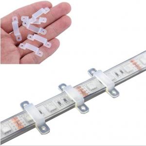 China Silicone Led Strip Clip Holder 2835  5050 12mm LED Strip Light Accessories supplier