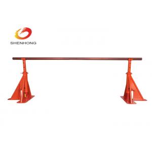 China Cable Handling Equipment / Hydraulic Cable Drum Lifting Jack Stand 1 year Warranty supplier
